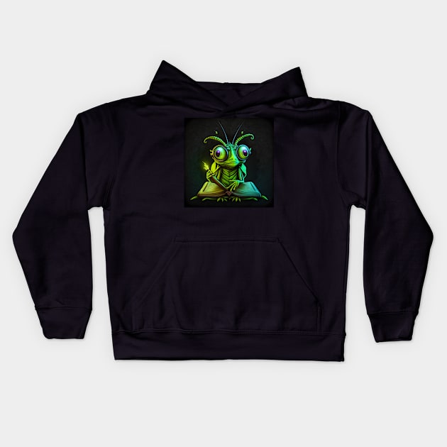 Grasshopper Magic Kids Hoodie by MyMagicalPlace